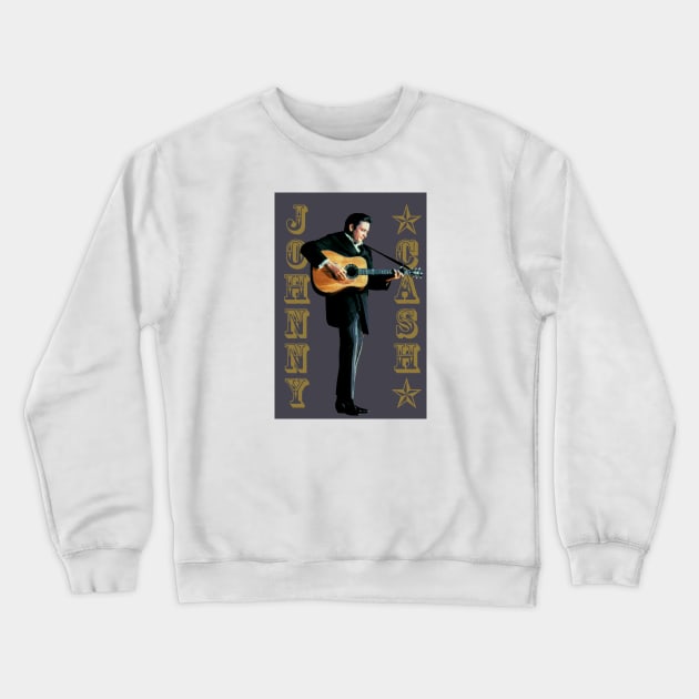 Johnny Cash Crewneck Sweatshirt by PLAYDIGITAL2020